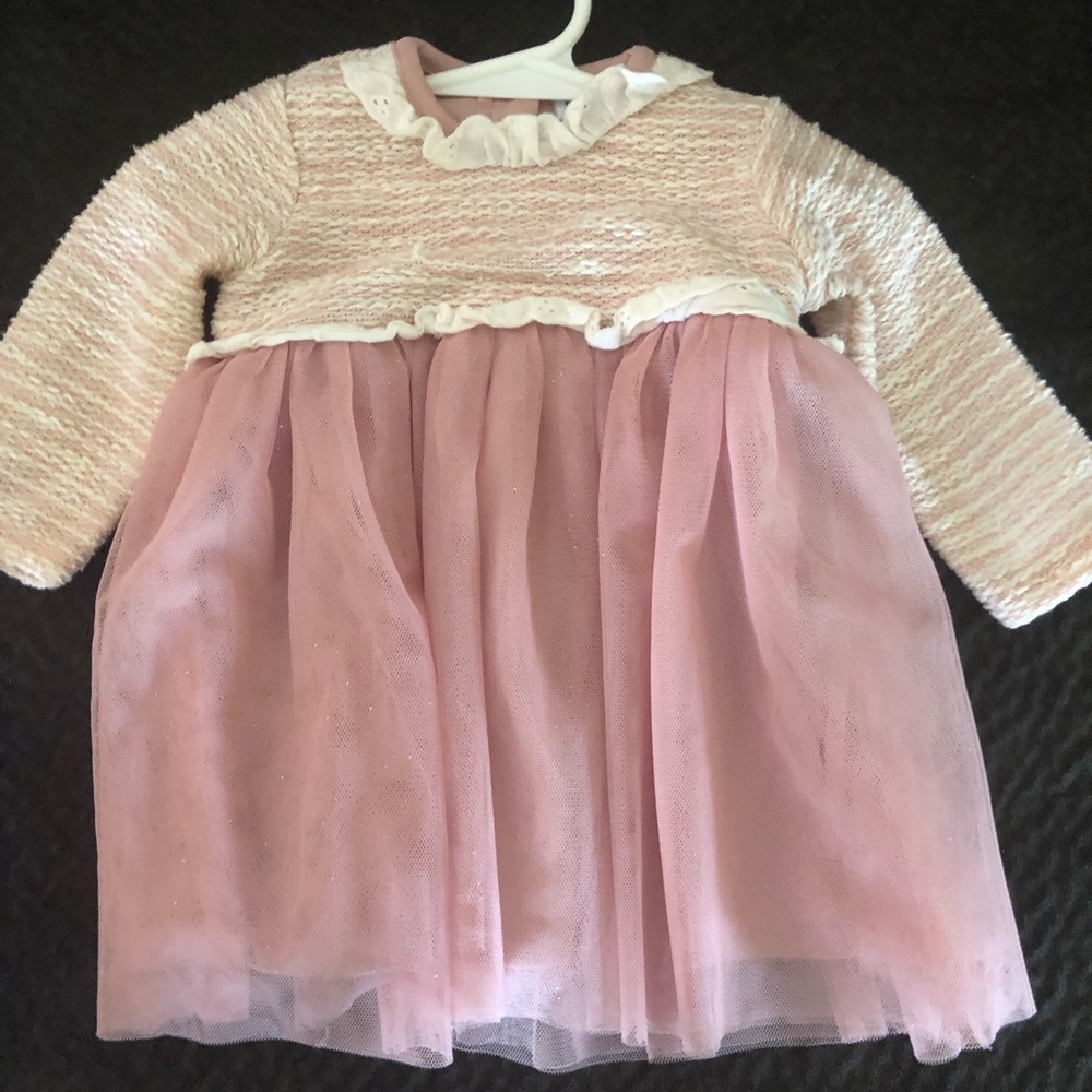 Pink / White Nicole Miller Dress w/Head Band